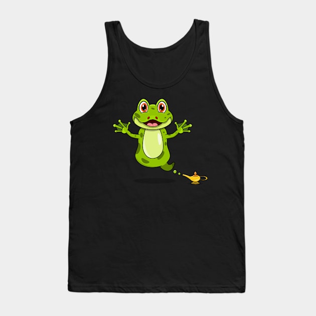 Cute Frog Ghost and Flying Tank Top by tedykurniawan12